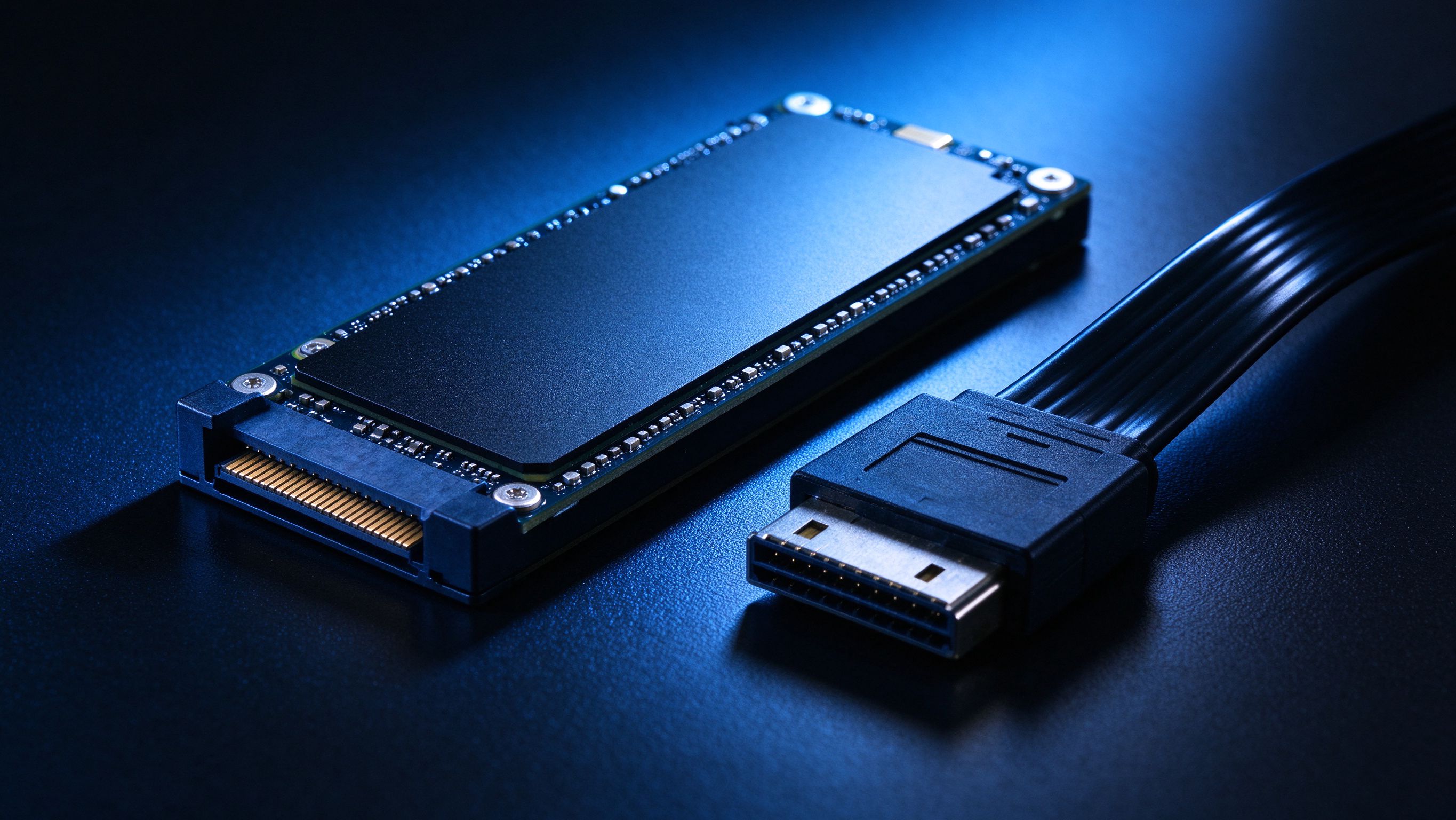 SSD upgrade fitted into an ageing desktop